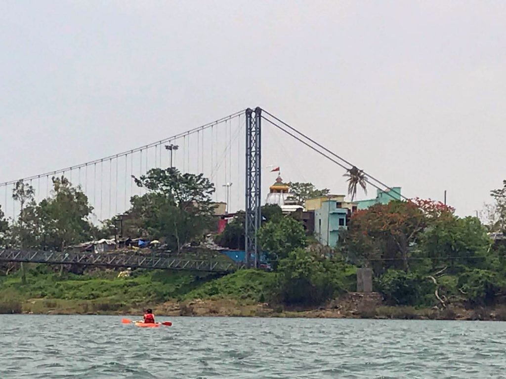 Dhabaleswar Temple on Mahandi river