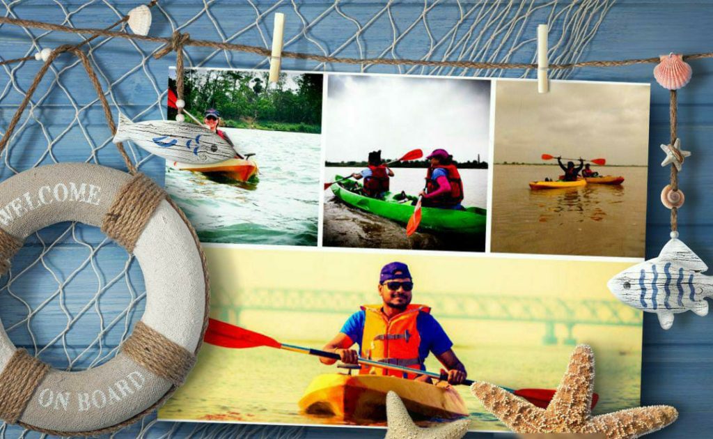 Kayaking Collage image to describe the image categories