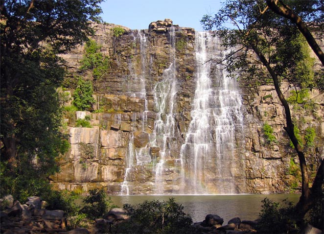  Bhimlat waterfall in India
