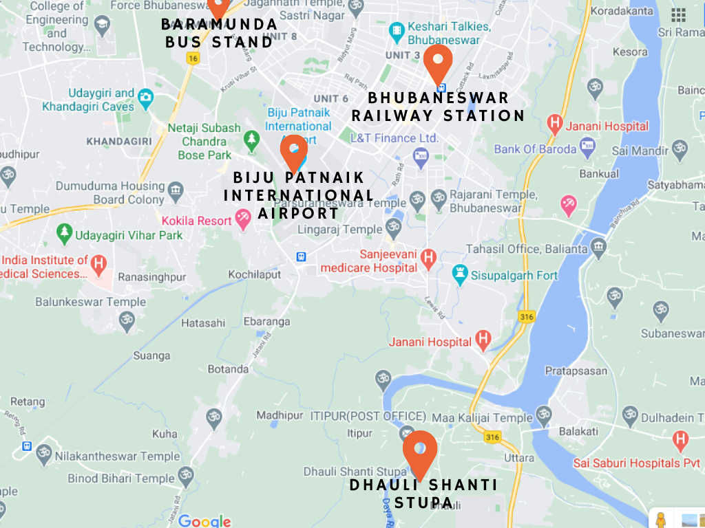 Dhauli Map