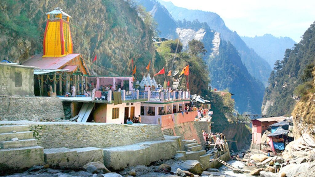 Yamunotri temple of Charm Dham Yatra in Uttarakhand