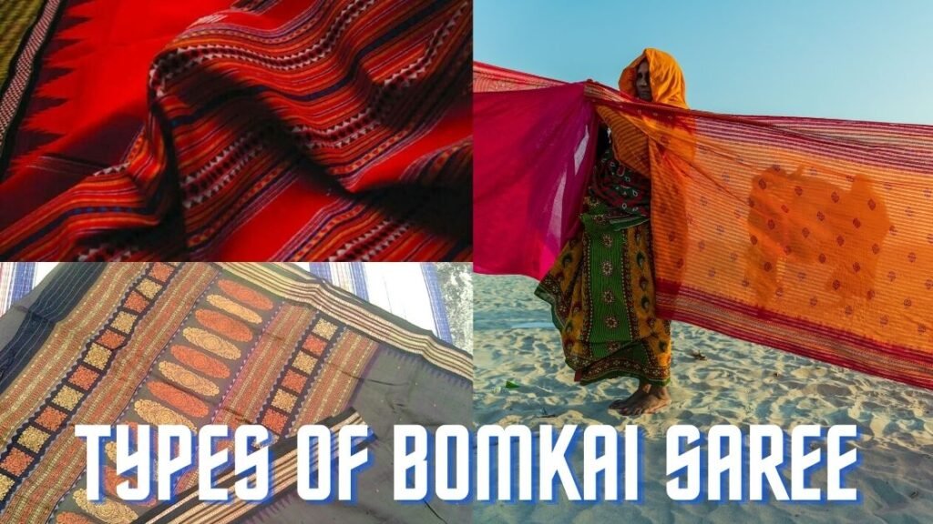 types of bomkai saree