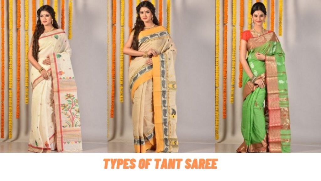 types of tant saree