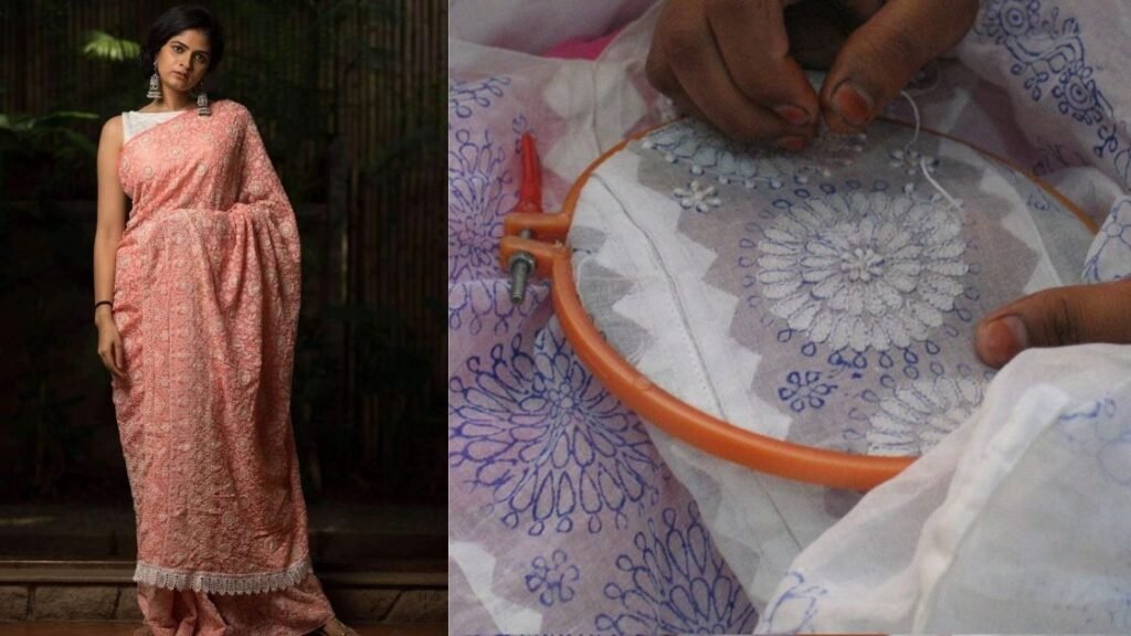 chikankari saree
