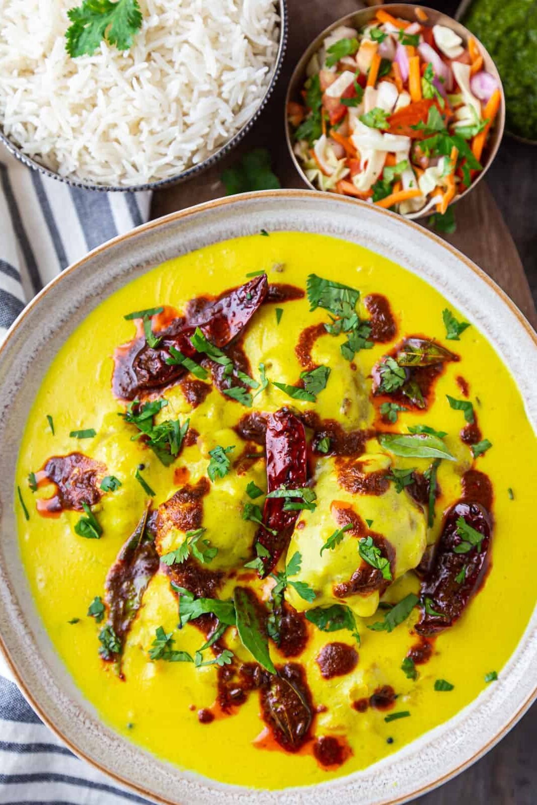 Punjabi Pakora Kadhi-Punjabi Food