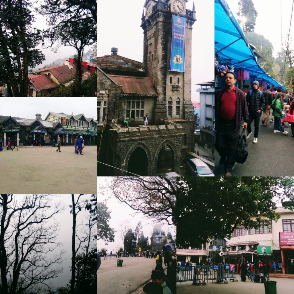 Mall road, darjeeling