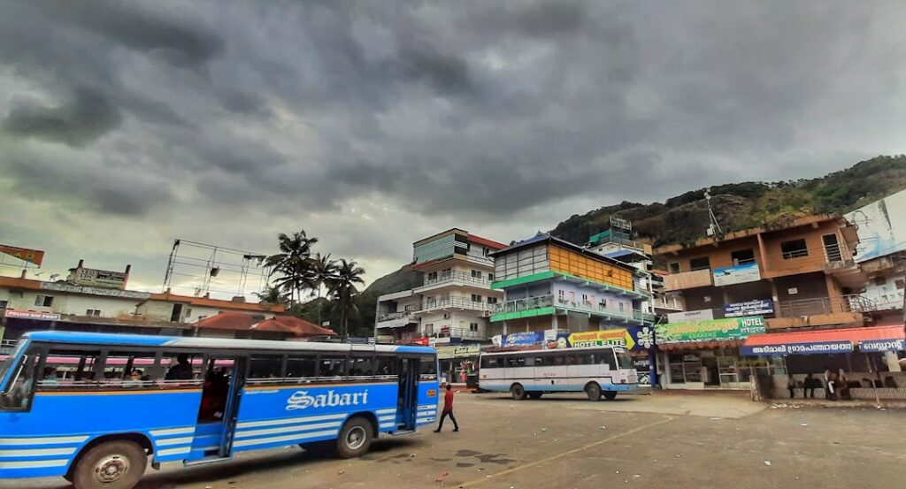 This is a picture of bus stand . 