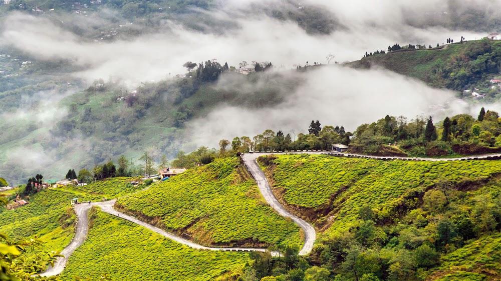Majestic view of Darjeeling