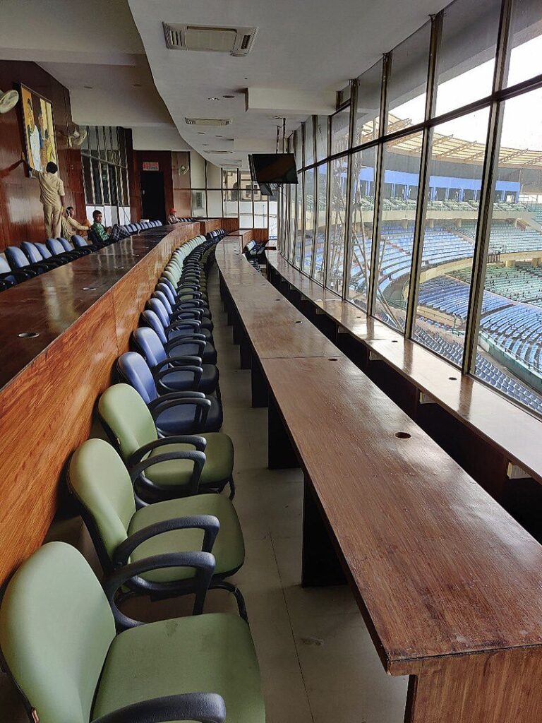 Interior Sit View Of The Shaheed Veer Narayan Sing International Cricket Stadium