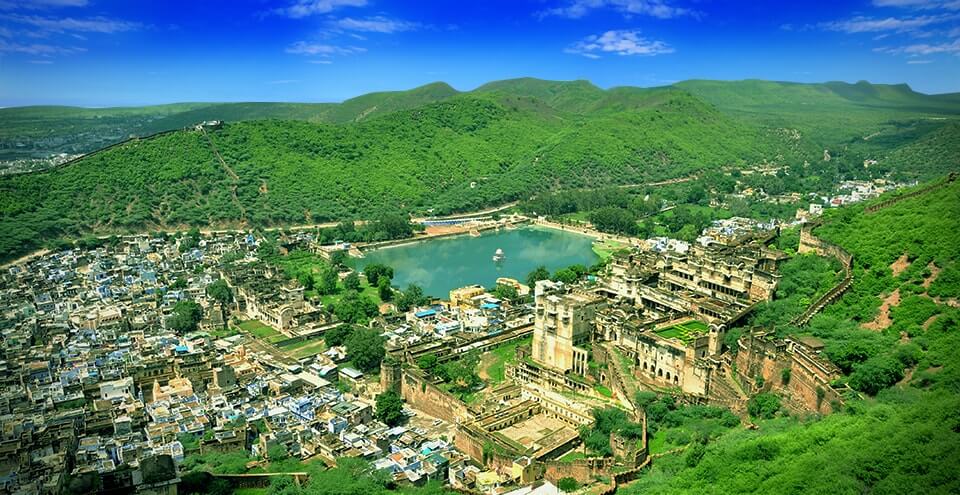 View of Small town Bundi, Rajasthan