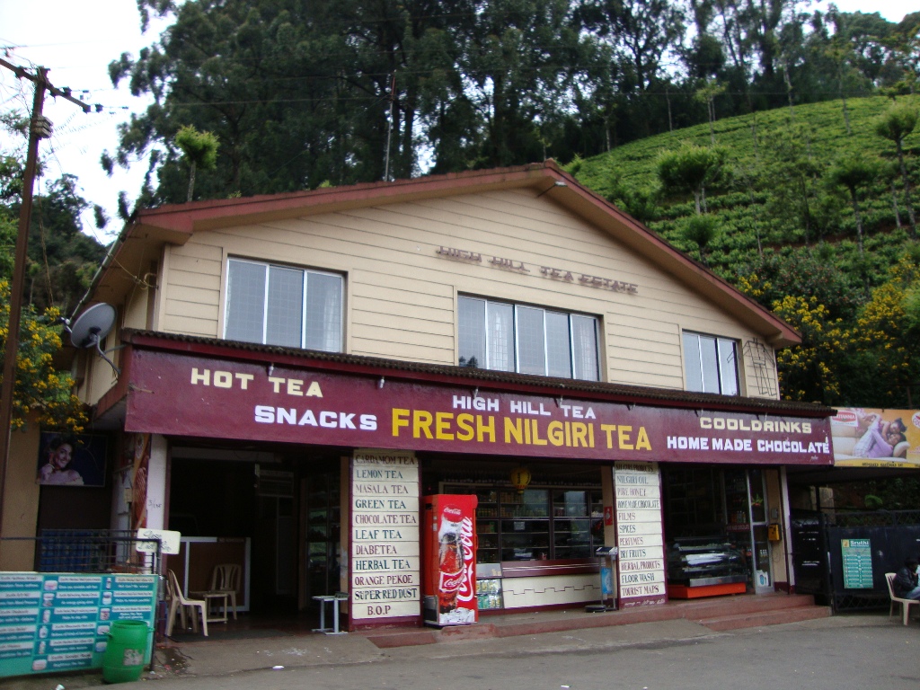 Image of High hill tea shop in Ooty