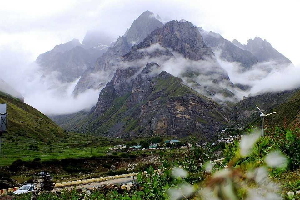 "Himalayan views from The Last Village of India - Mana, Uttarakhand"