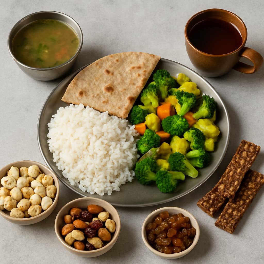 picture of balanced diet / sattvic food