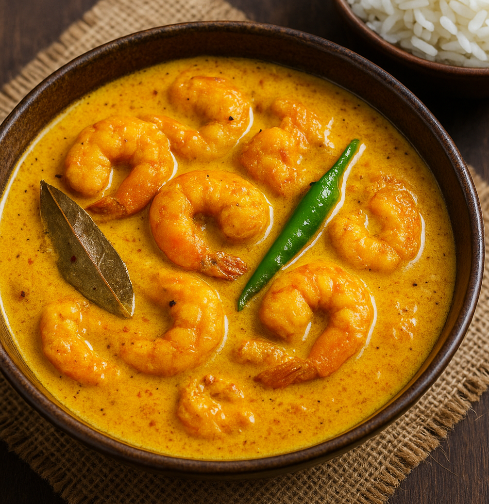 picture of Chingri Maacher Malaikari (Prawns in Coconut Milk)