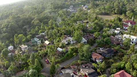 Mawlynnong village located in East Khasi Hills of Meghalaya
